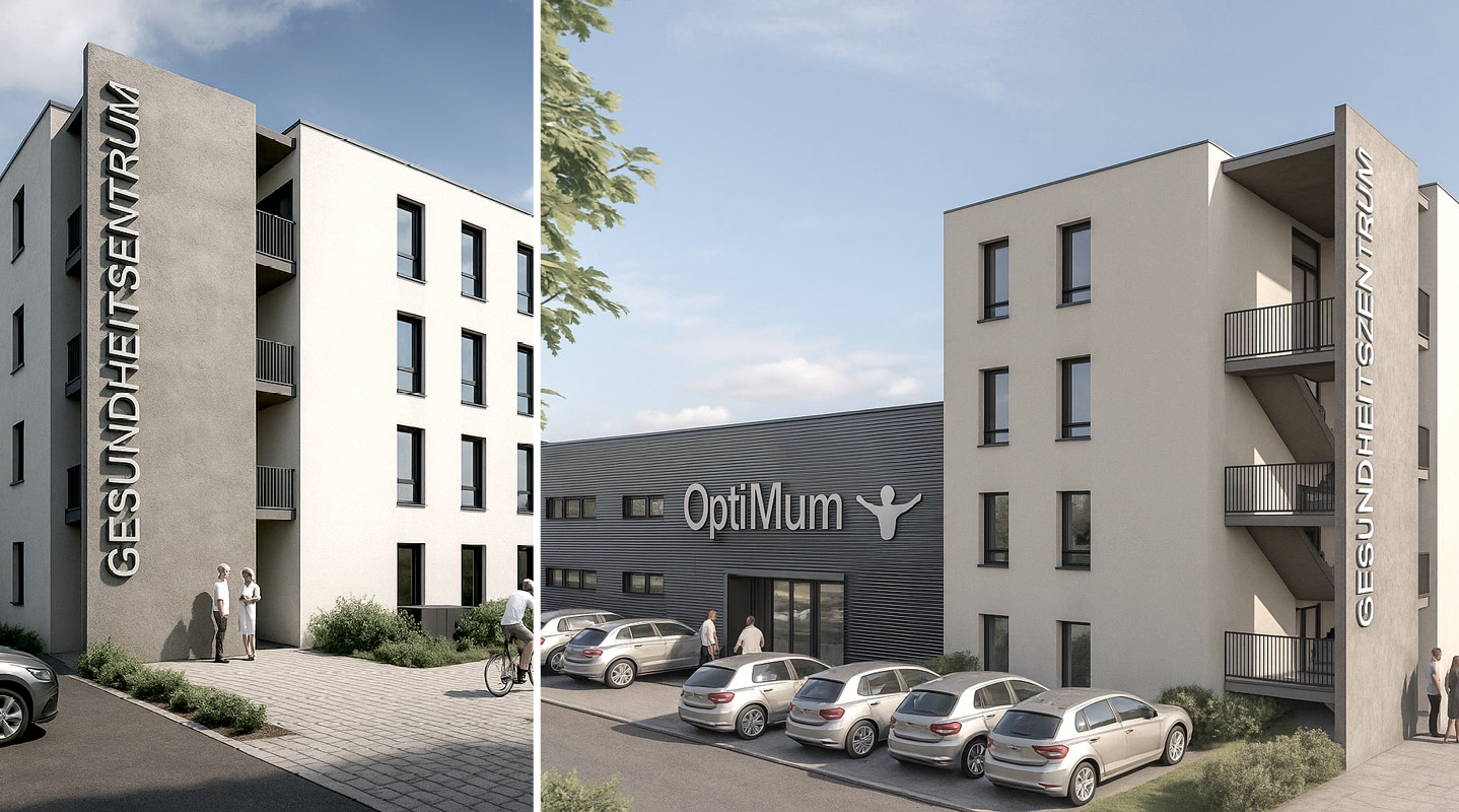 Visualisierung des Karbener Gesundheitszentrums