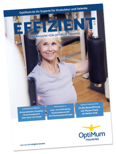 Cover des OptiMum Magazins EFFIZIENT 2/2026
